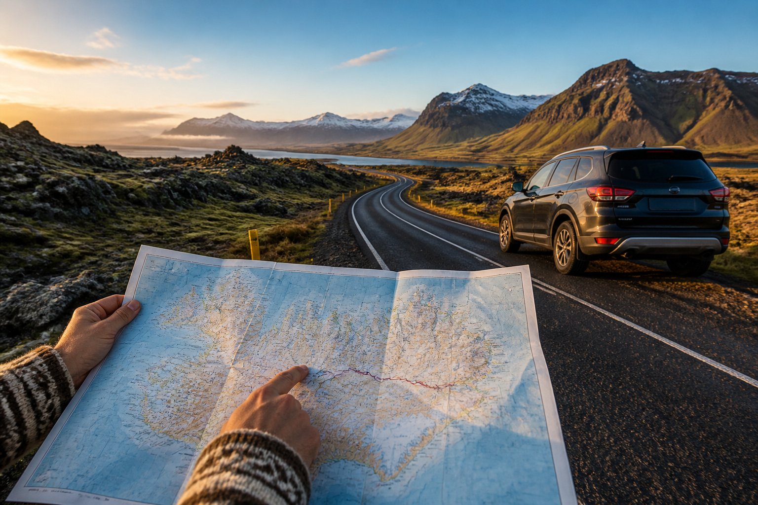 Preparation road trip en islande